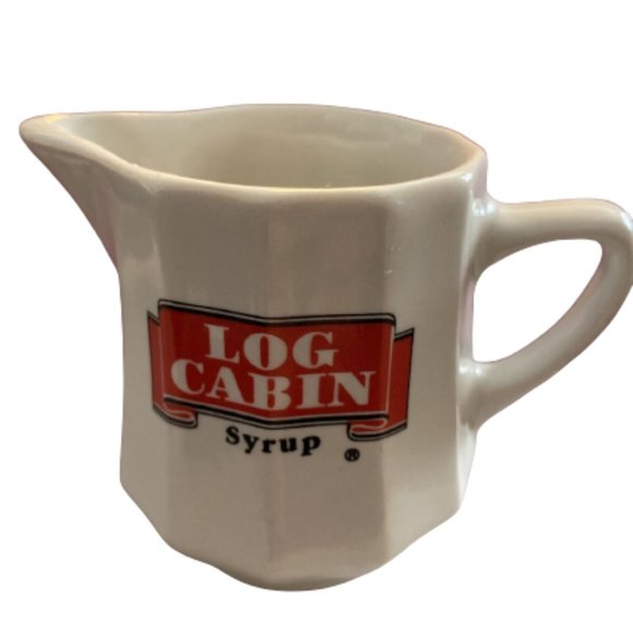Vintage Log Cabin Syrup 3" Mini Pitcher Creamer - Picture 2 of 2